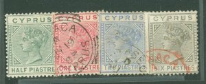 Cyprus #19a/24 Used