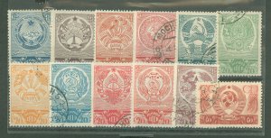 Russia #647-58  Single (Complete Set)