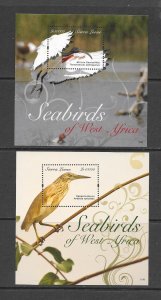 BIRDS - SIERRA LEONE #3109-10  SEABIRDS   MNH