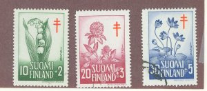 Finland #B148-50 Used Single (Complete Set) (Flowers)