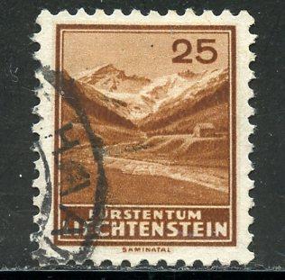 Liechtenstein # 121, Used. CV $ 65.00