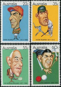 Australia 1981 SG766 Sporting Caricatures set MLH