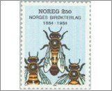 Norway 1984 Used NK956 Bees Multicolor 2.5 Krone (SC845)*STOCK IMAGE*