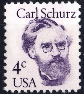 SC#1847 4¢ Great Americans: Carl Schurz Single (1983) MNH