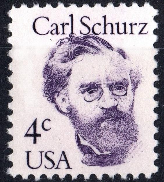 SC#1847 4¢ Great Americans: Carl Schurz Single (1983) MNH