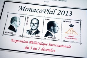 COLOR PRINTED MONACO 2011-2020 STAMP ALBUM PAGES (63 illustrated pages)