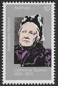 AUSTRALIA 1975 10c Catherine Spence Australian Women Issue P. 14x15 Sc 621a MNH