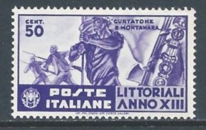 Italy #344 NH 50c Standard Bearer