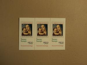 USPS Scott 2514a 25c Antonello Christmas 3 Books 1990 60 ...