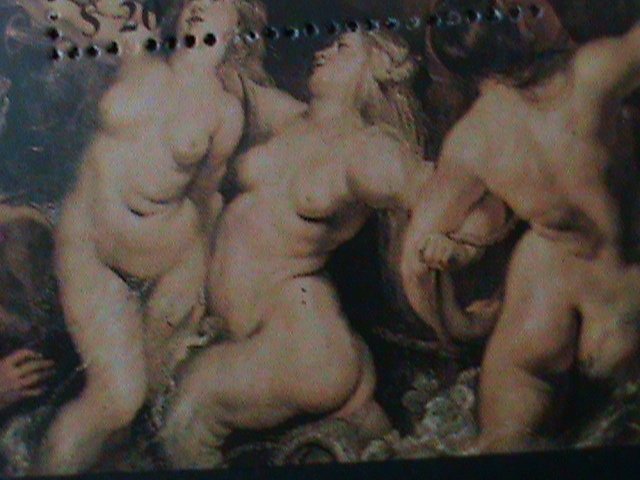 ​GUYANA-FAMOUS NUDE ARTS PAINTING- 350TH  DEATH OF PAUL RUBENS CTO S/S VF