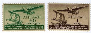 Philippines SC C61-C62 Mint F-VF...!!