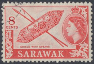 Sarawak   SG 192  SC#  201  Used see details & scans