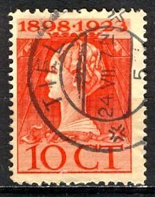 Netherlands; 1923: Sc. # 127: O/Used Single Stamp