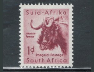South Africa 1959 Gnu 1p Scott # 222 MNH