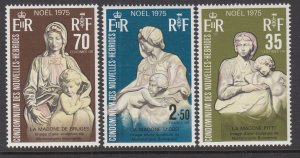 New Hebrides French 220-222 Christmas MNH VF