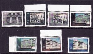 Bosnia Herzegovina-Sc#210-6-Unused NH set-Sarajevo post office-1995-6