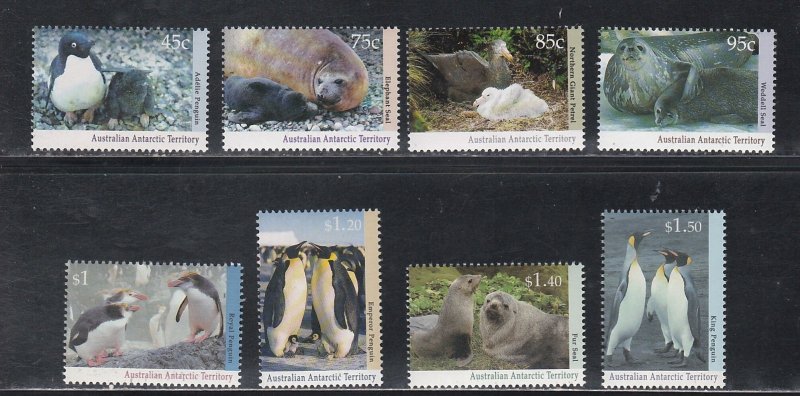 Australian Antarctic Terr.# L83-89, Regional Wildlife, Mint NH, 1/2 Cat.