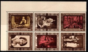 1937 Great Britain Poster Stamp Coronation of King George VI & Queen Elizabeth