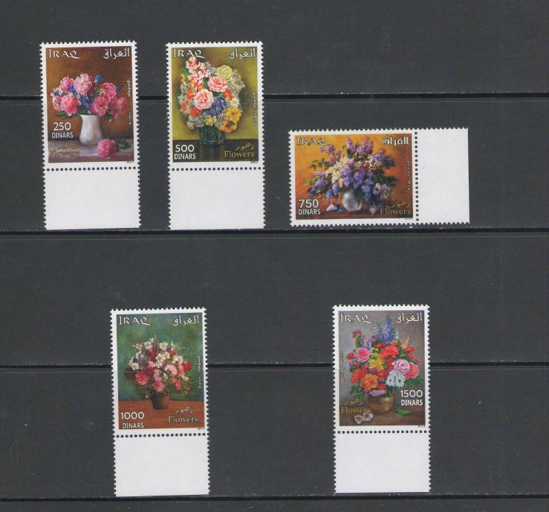 IRAQ : Sc. 1999-2003/**  FLOWERS **/ SET  /  MNH.