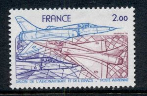 France 1981 Airmail Space & Aeronautics Exhibition MUH