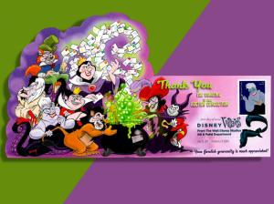 Disney Villains Are Transformed into AFDCS Auction Villains!  FDC with DCP