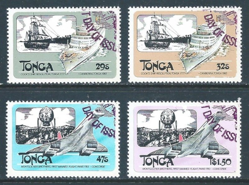 Tonga #532-5 Used Sea + Air Transport