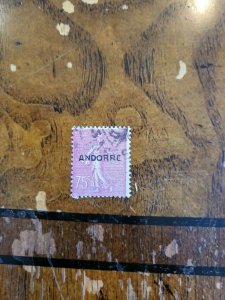 Stamps French Andorra Scott #14 used