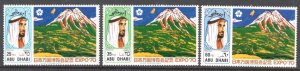 1970 Abu Dhabi, SG. n. 68/70 - Osaka Expo - MNH**