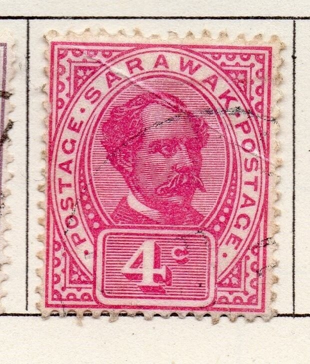 Sarawak 1899-1908 Issue Fine Used 4c. 300153