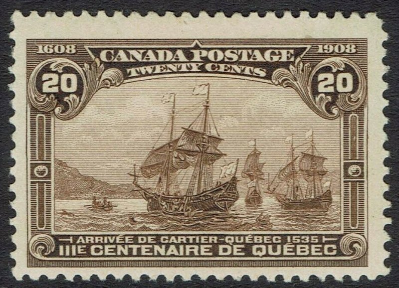 CANADA 1908 TERCENTENARY 20C