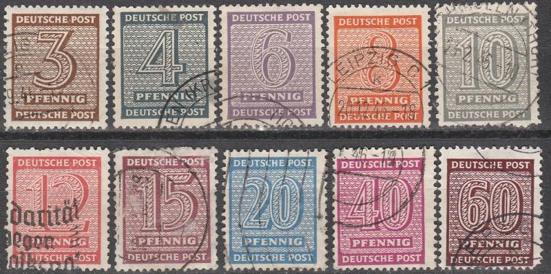 Germany #14N1-2, 14N4-9, 14N11-2 F-VF Used CV $52.00