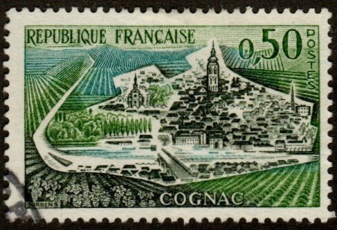 France 1010 - Used - 50c Cognac (1961) +