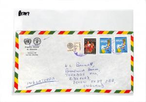 BOLIVIA Cover La Paz Air Mail UN UNTIED NATIONS World Food Programme c1979 BT247