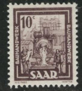Saar Scott 204 MH* from 1949-51 stamp