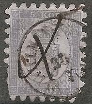 Finland    4 Used 1860 Coat of Arms CV $200.00