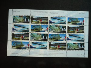 Stamps - Canada - Scott# 2100-2103 - Mint Never Hinged Pane of 16 Stamps