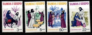 SAMOA SG474/7 1976 CHRISTMAS  MNH