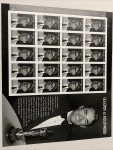 US 4526 Gregory Peck, Legends of Hollywood, Complete Sheet of 20 Forever MNH