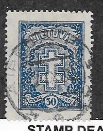 Lithuania  #217 (U) CV $10.00