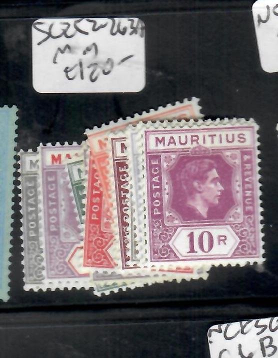 MAURITIUS   KGVI SET    SG  252-263A      MOG   P0615H
