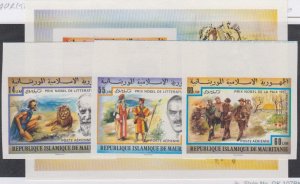 Mauritania - 1977 - SC C177-80 - LH - Complete set +Souvenir sheet - Imperf