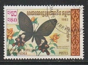 1983 Cambodia - Sc 388 - used VF - 1 single - Butterfly
