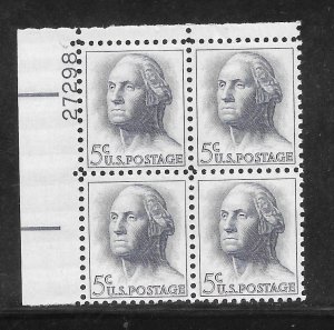 #1213 MNH Plate Block