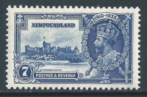 Newfoundland #228 NH 7c Silver Jubilee Issue