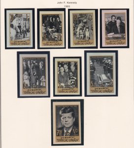 Umm Al Qiwain # Mi30B-37B,  John F. Kennedy, IMPERF, Mint NH,