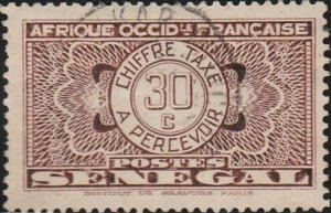 Senegal, #J26  Used From 1935