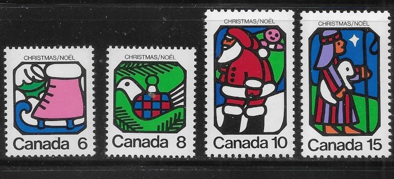 Canada 625-28 1973 Christmas set MNH