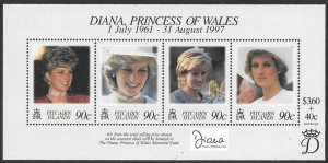 PITCAIRN ISLANDS SGMS534 1999 DIANA PRINCES OF WALES  MNH