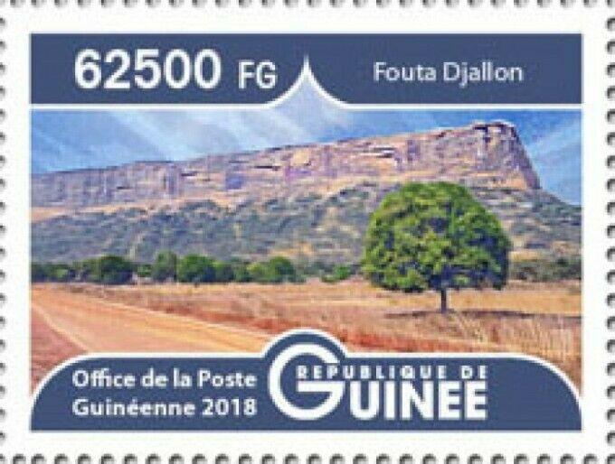 Guinea - 2019 Landscapes Fouta Djallon - Stamp - GU1801local10a