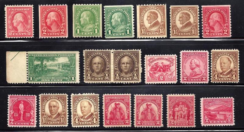 499//689 Mint,OG,NH/LH... SCV $17.10